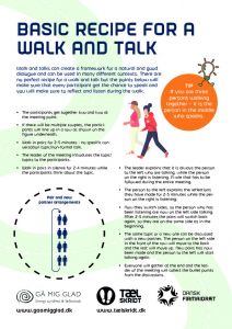 Basic recipe for a walk and talk