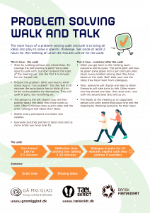 Problem solving walk and talk