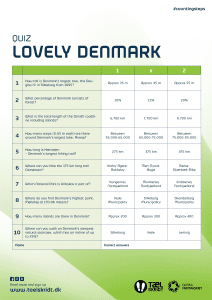 Denmark Quiz A4 ENG