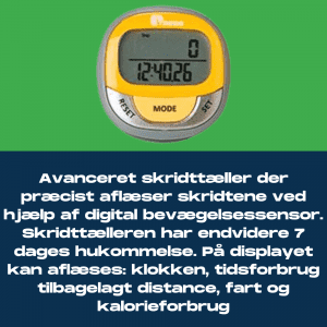 skridtæller - Gåture reducerer stress og øger energien